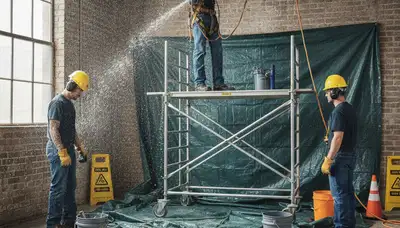 Chicago, IL plumber repairing burst pipe during emergency plumbing service call