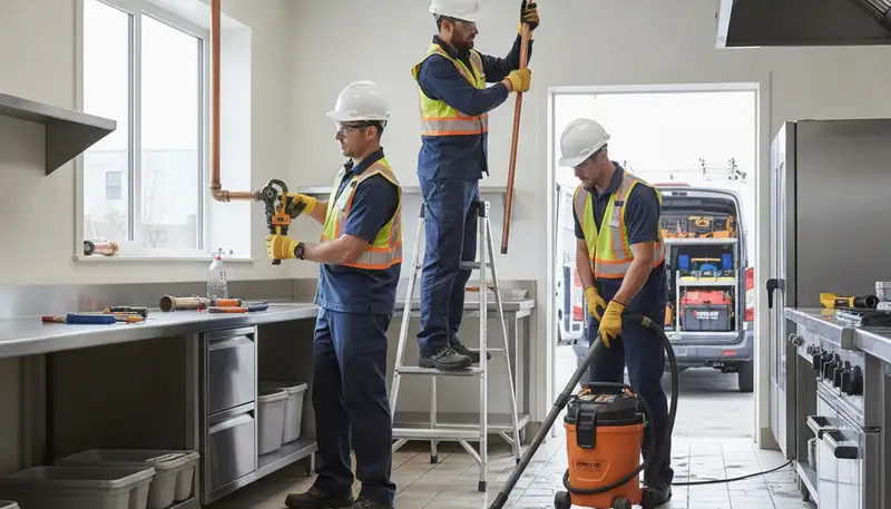 Chicago, IL emergency plumber repairing burst pipe for fast residential leak response