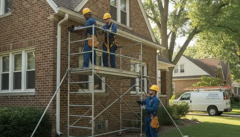 Chicago, IL plumber repairing a pipe leak for a local plumbing service