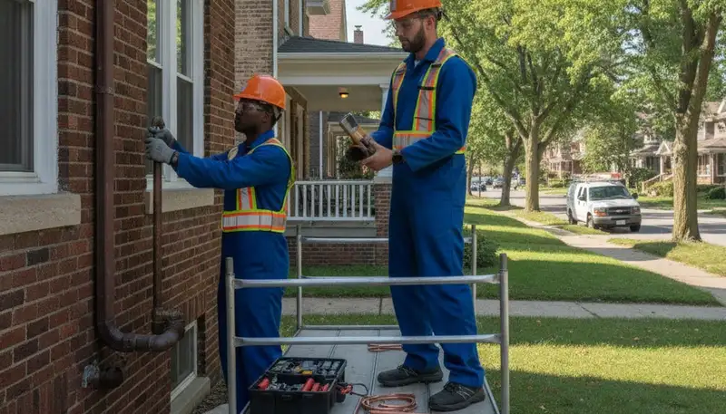 Chicago, IL plumbing repair service for residential and commercial pipe, drain, and leak solutions