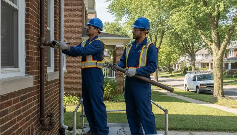 Chicago, IL plumber servicing residential plumbing repairs for local homes and businesses