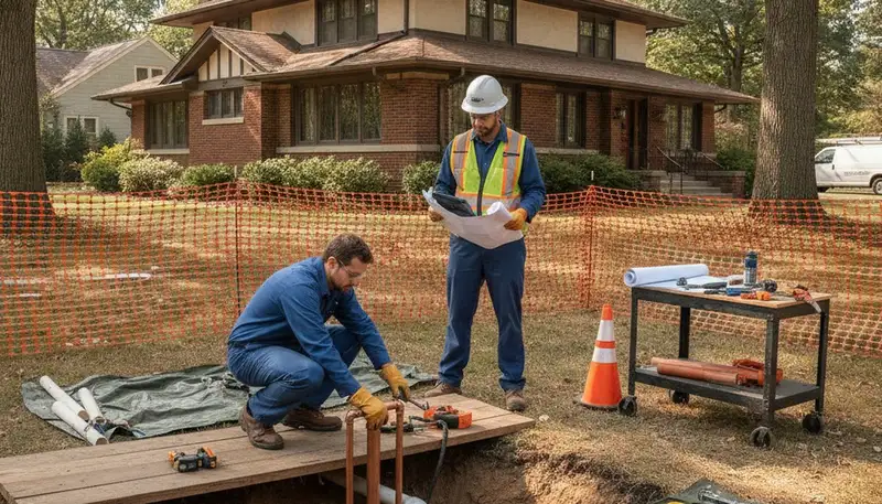 Chicago, IL plumbing repair service for residential and commercial pipe, drain, and leak fixes