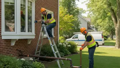 Chicago, IL plumber repairing a leak for a local plumbing service