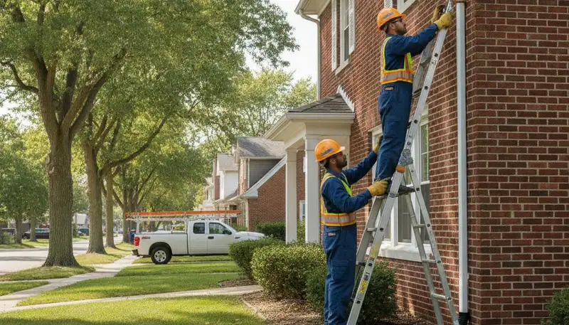 Chicago, IL plumber repairing a home pipe leak for plumbing repair service