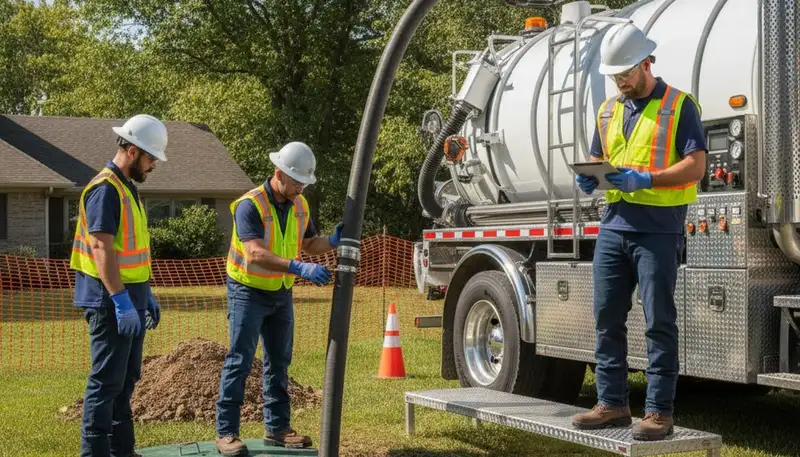 Chicago, IL plumber providing septic pumping service for local homes and drainage systems