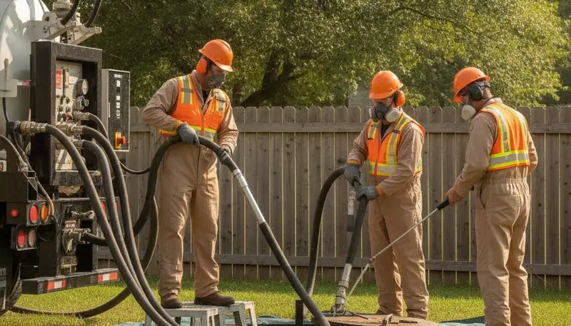 Septic tank cleaning service for Chicago, IL homes by On Call Plumbers