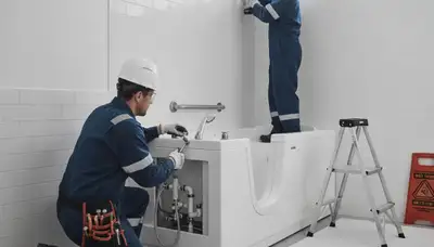 Walk in tub installation for Chicago, IL homes by On Call Plumbers